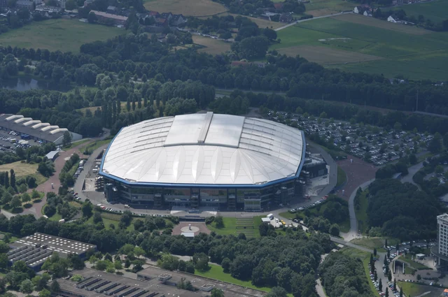 La VELTINS-Arena vista desde el aire